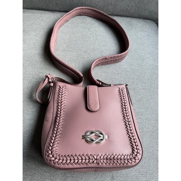 Brighton Fia Crossbody Leather Bag French Mauve - Picture 15 of 15